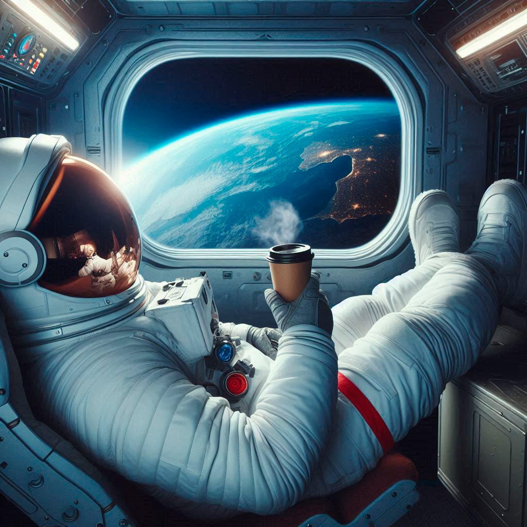 Café en el espacio